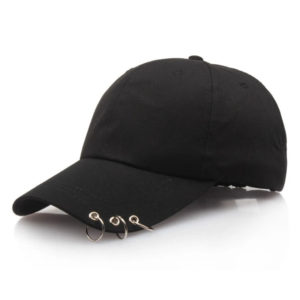 gorra con aros negra